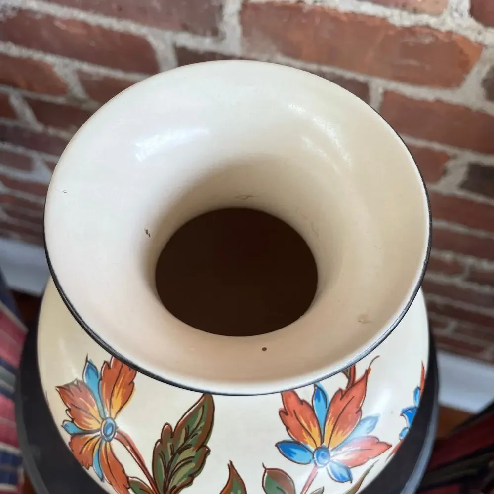Handpainted Zuid Holland Plateel Dutch Pottery Vase Vintage Signed Numbered